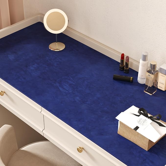 CHIHUT Blue Velvet Drawer Liner Creased Self Adhesive Velvet Flocking Liner - Image 3