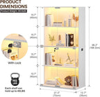 Lvifur Glass Display Cabinet - Image 2
