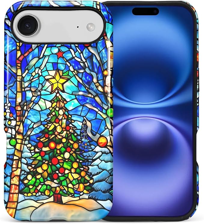 Case for iPhone 17 Air, Scratch Resistant Hybrid Double Layer Hard by Toulas