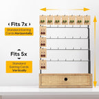 ORLESS 5-Tier Jewelry Display for Vendors, Earring Holder Organizer - Image 6