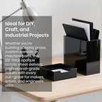 CALPALMY Black Acrylic Sheet 12" x 16" x 1/8", Opaque Plexiglass Panels - Image 6