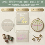 TenDawn Beginner Embroidery Stitch Book - Image 4