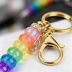 14 Pcs DIY Beadable Keychains Bars Bulk Blank Beaded Metal Keychain - Image 6