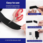 Art3d 4ft x 1 in. Hook and Loop Rolls Sticky Back, Double-Sided Command - Image 4