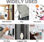 Yoption 20pcs Blank Motel Keychain Bulk - Image 5