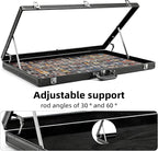 Portable Card Show Display Case 34"x22", Aluminum Trade Show Display Case - Image 2