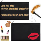 ZeeDix Canvas Zipper Pouch Bulk – 8.3 x 5 Inches Cotton Canvas Pouches - Image 5