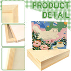 FSWCCK 5 Pack 11 x 14 inch Wood Panel Boards, Unfinished Wood Canvas Panels - Image 3