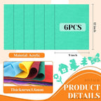 IONTACH 9" X 12" Soft Felt Sheets 1.6mm Thick | Felt Fabric - Image 3