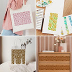 20pcs Flower Stencils for Painting Texture Stencils for Crafts Reusable Plant - Image 6