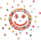 SUTOUG 1010PCS Colourful Letter Beads by SUTOUG