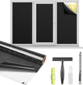 Kromapolis Blackout Window Privacy Film Total Light Blocking Room Darkening by Kromapolis