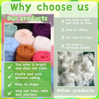 Mayboos Needle Felting Kit, 24 Colors Wool Roving Set, Felting Needles - Image 3