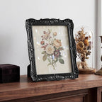 Cuspin Black Picture Frame 8x10 Gothic Frames, Vintage Handcrafted Resin Frame - Image 2