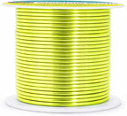 Mandala Crafts 14 Gauge Yellow Green Anodized Aluminum Craft Wire, 60 FT | - Image 2