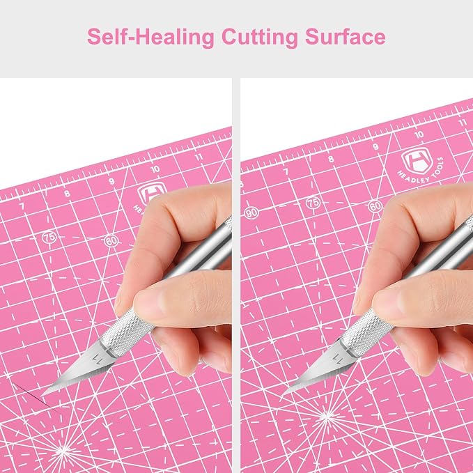 Headley Tools 17"x17" Rotating Cutting Mat, Self Healing Mat - Image 5