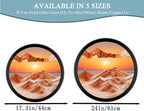 TNSLGHS Moving Sand Art, Wall Mounted Sand Art Liquid Motion, 360°Rotate Moving - Image 3