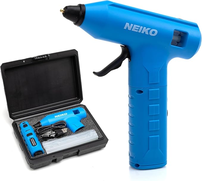 NEIKO 10582A Cordless Glue Gun, 20W Rechargeable Hot Glue Gun, 20 Glue Sticks - Image 2
