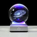 Ornalrist 3.15 Inch 3D Galaxy Planet Glass Ball by Ornalrist