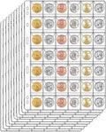 42-Pocket Coin Pages for Collectors, Standard 9-Hole Coin Collection Pages fit by Suremita