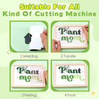 Tintnut Green Permanent Vinyl Permanent Adhesive Vinyl 8 Sheets 12''x10'' | - Image 3