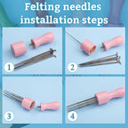IMZAY 60 Pcs Wool Felting Needles, 3 Sizes Felting Needles - Image 5
