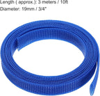 uxcell Expandable Sleeving, 1 3/16-inch 10ft Cable Sleeve - Image 3
