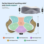 DUMOS Cervical Pillow for Neck and Shoulder, Contour Memory Foam Pillow - Image 8