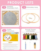 TCDZMYGS Christmas Punch Needle Kits, Winter Snowman Punch Needle Kits - Image 6