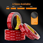 3M Double Sided Tape, Heavy Duty, 1/2” x 18Ft, Waterproof Foam Mounting Tape - Image 2