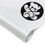 DUEUIOE-Rainbow White Glitter HTV Heat Transfer Vinyl Roll by Unknown