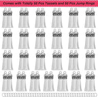 Keychain Tassels Bulk, Paxcoo Small Tassels - Image 3