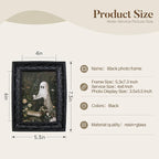Cuspin Gothic Picture Frame Set of 2, Vintage Ornate Black Resin Frames - Image 5
