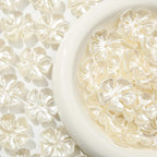 40pcs Flower Shape Beads White Pearl Flower Beads Color Lily Beads - Image 7
