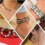 Dowsabel 6000 Pcs Christmas Clay Beads Bracelet Making Kit - Image 5