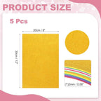 MECCANIXITY 5 Sheets Gold Shiny Foam Sheets - Image 2