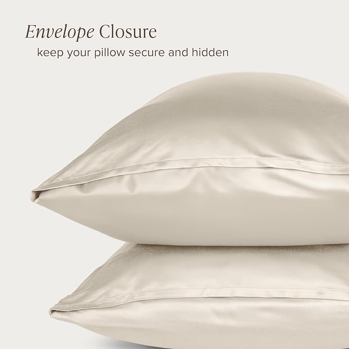 Bare Home 100% Rayon Made from Bamboo Luxury Body Size Cooling Pillowcase - Image 5