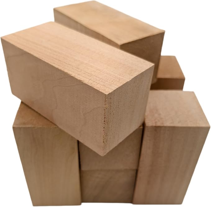 10PCS Basswood Carving Blocks, Whittling Wood Carving Kit, Unfinished Wooden - Image 2