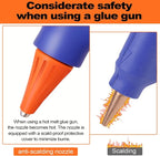 10 Pack Mini Hot Glue Gun with 50 Glue Sticks, 5 Colors Mini Hot Glue Gun Set - Image 4