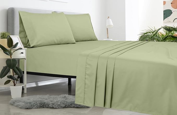 Royale Linens Queen Flat Sheet - Image 7