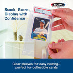 BCW Resealable Graded Card Sleeves | 100 Pack | Universal Fit - Image 5