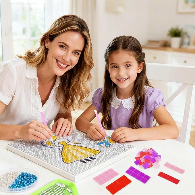 FEBSNOW 60 Piece Diamond Art Wax Pads Diamond Art Painting Glue Clay | Diamond - Image 6