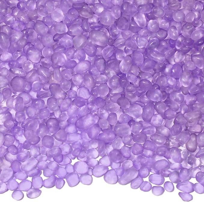 QEQEKAKA Sea Glass Stones for Crafts About 0.5LB Glass Pebbles Gemstones Bulk by QEQEKAKA