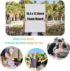 20 Pack White Foam Board 12" x 16.5", 3/16" Thickness Foam Core Baking Board - Image 4