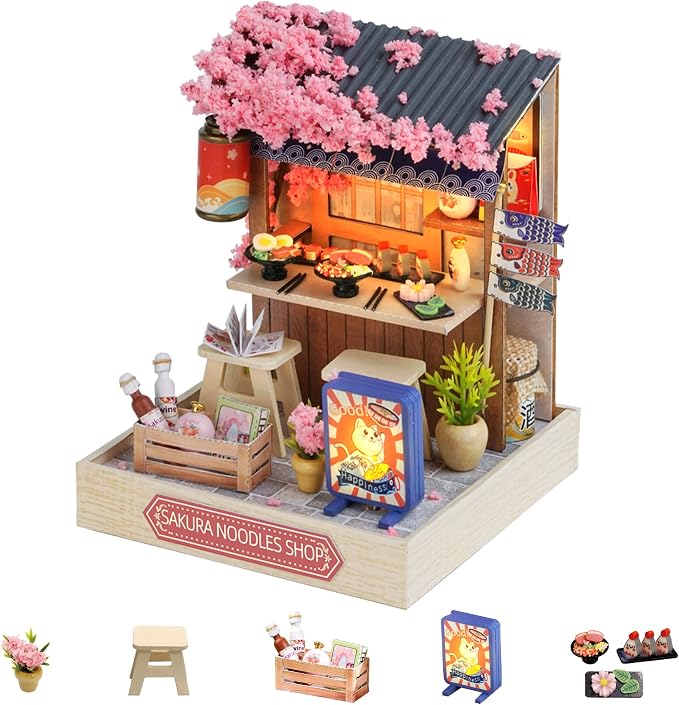 Flever Dollhouse Miniature DIY House Kit Creative Room by Flever