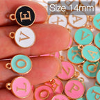 Bulk Gold Enamel Charms for Jewelry Making, Colorful Metal Charms Pendant for - Image 4