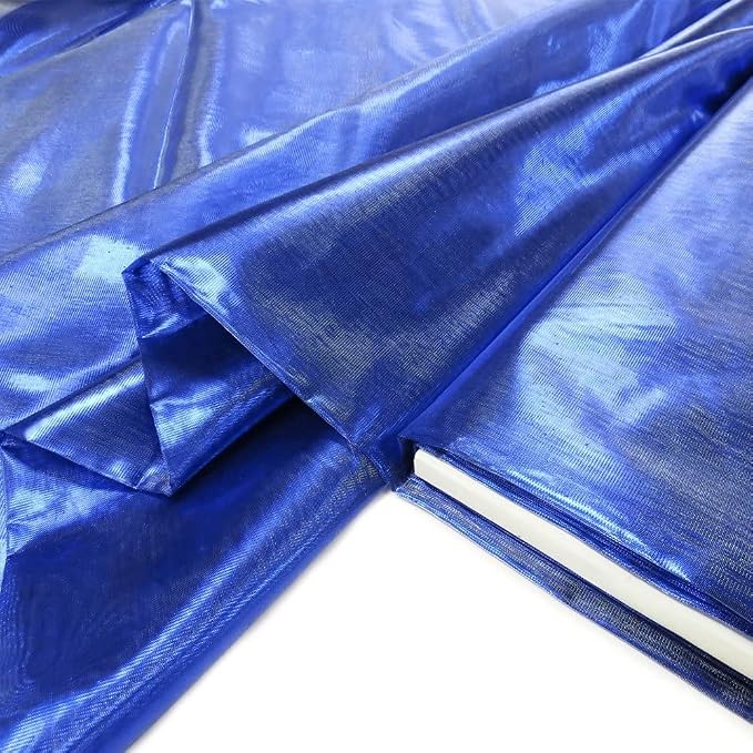 Valentina Textile inc Nylon Metallic Tissue Lame Fabric by VALENTINATEXTILEINC