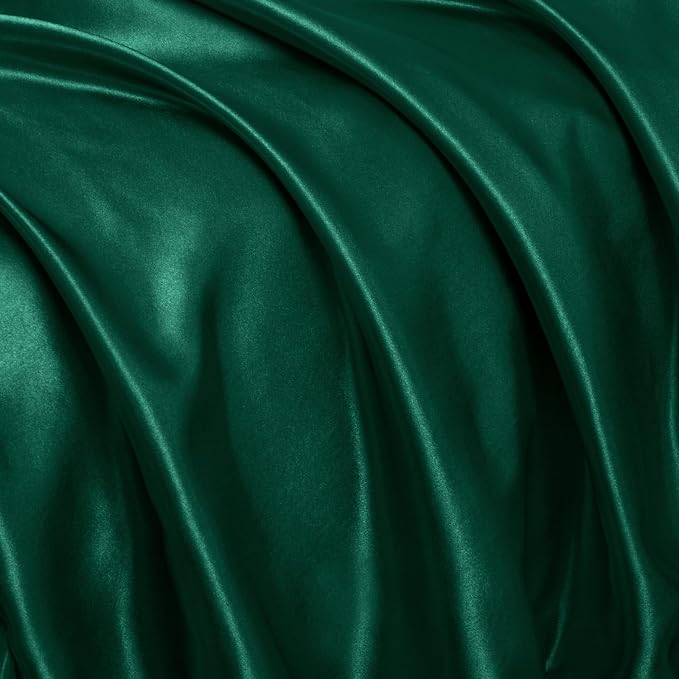 Homiest Ruffle Satin Body Pillow Cover, Silky Satin Body Pillowcase - Image 7