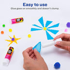 Avery Glue Stick White, 3 Per Pack, 6 Packs, 18 Glue Sticks Total - Image 4