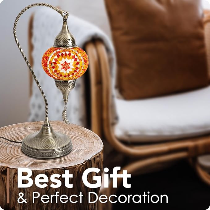 Yarra-Decor Turkish Moroccan Mosaic Table Lamp - Image 4